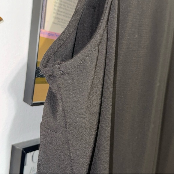 Cheetah Long Black Vest Open Sleeveless Cardigan - Picture 3 of 10